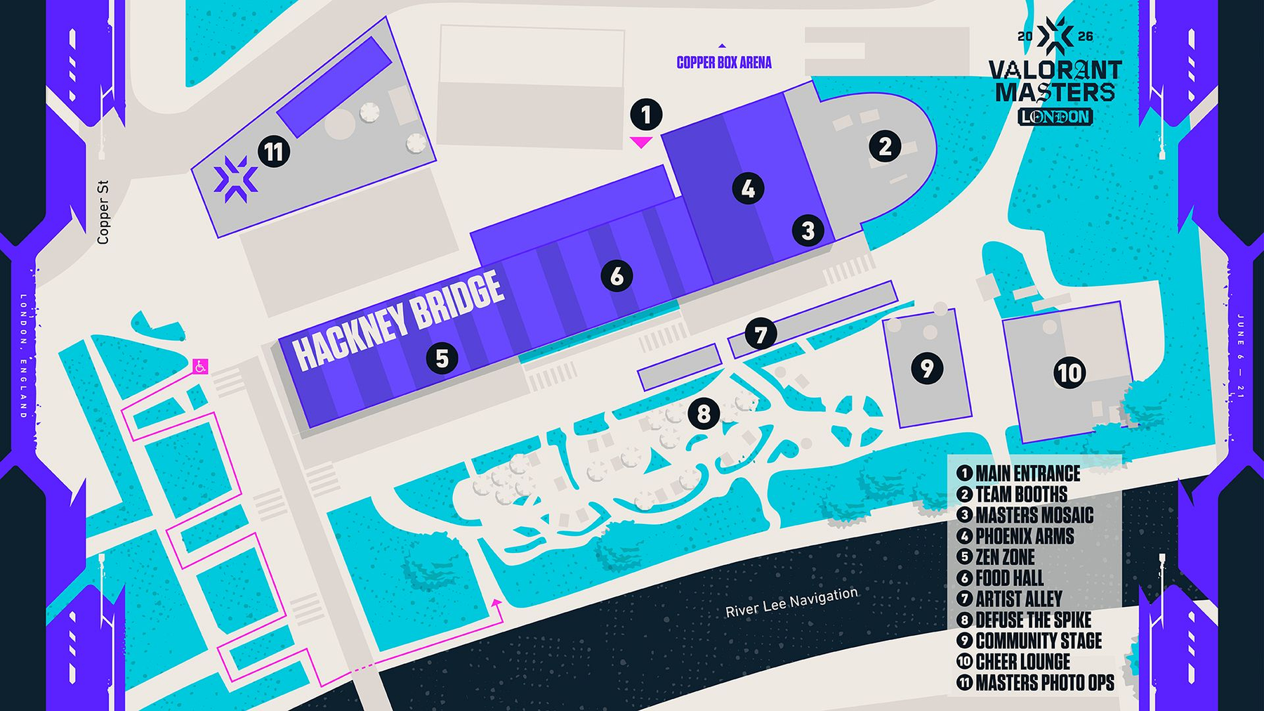 Masters London Fan Fest Makes Hackney Bridge the Community Hub editorial image 1